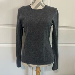Ann Taylor Medium Gray Cashmere Sweater